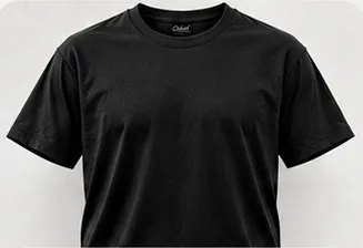 Camiseta preta para personalizar